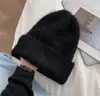 Gorro de Punto para Mujer con Circunferencia de Cabeza Grande, Versátil Gorro de Lana de Color Sólido para Otoño e Invierno para Hombres, Gorro Holgado que Adelgaza la Cara, Gorro para Clima Frío