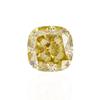 Wuzhou al por mayor en stock moissanita amarilla cuadrada gruesa 0.9g -5 quilates piedra desnuda cara de anillo brillante piedra amarillo ganso con Piedra