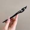 Pasador de Pelo con Borla Estilo Antiguo para Mujer, Nuevo Pasador de Pelo de Gama Alta Estilo Chino, Pasador de Pelo de Ébano Negro, Accesorio para el Cabello Moderno y Sencillo