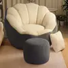 Balcón Tatami Sofá Pequeño Individual Silla de Noche para Dormitorio Sofá Puf Sofá Perezoso para Apartamento Pequeño Sillón