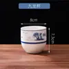 Bol Grande de Cerámica con Patas Altas, Bol para Sopa, Bol para Fideos, Bol para Arroz, Bol para Kimchi, Bol para Sopa de Pescado encurtido, Bol Grande para Cocina China con Patas Altas