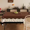 Tapete de Mesa de Centro Retrô de Luxo Wind para Mesa de Escritório Tapete Protetor de Mesa Toalha de Mesa Impermeável À Prova de Óleo Lavável Toalha de Mesa para Mesa de Jantar