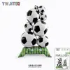 Expositores de pie extra grandes para fútbol, baloncesto y trofeos, Zapatos de fútbol, Globos de papel de aluminio, Decoraciones de escena de la Copa del Mundo