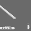 Marco de puerta de arco colgante línea superior en U línea de esquina línea de respaldo de sofá moldura de TV línea de imitación líneas decorativas francesas yeso