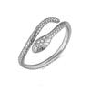 Anillo de Serpiente de Diamante de Metal Transfronterizo para Mujer Ins Europa y América Anillo de Dedo de Serpiente Enroscada Exagerado