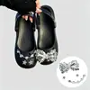 Mismo Estilo Xiaohongshu Gama Alta Fuegos Artificiales Corazón de Diamante Brillante Dijes para Zapatos DIY Lazo de Pedrería Hebilla para Agujero de Zapato Accesorios Venta al por Mayor