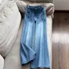 2026 Verano Nuevo Estilo Delgados Ligeramente Elásticos Adelgazantes Jeans Pantalones Acampanados Pantalones Largos Pantalones Casuales Venta al por Mayor H13Dk8105