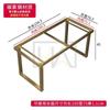 Suporte de Mesa Embutido com Azulejo Luxo Leve Pernas de Mesa de Rocha Mármore Metal Pés de Mesa de Jantar Ferro Simples Suporte de Mesa de Café