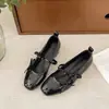 Zapatos Planos Mary Jane de Suela Suave, Punta Cuadrada, Charol con Lazo para Mujer, Novedad Verano 2026, Versátiles de Estilo Francés, Zapatos de Ballet