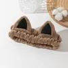 Diadema de Peluche para Lavado Facial para Mujeres, Antideslizante, Sin Marcas, Diseño Lindo y de Alta Gama Personalizable, Adecuada para Aplicar Mascarillas Faciales y Maquillaje, Resistente a la Humedad