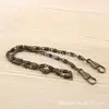 Accesorios Metálicos de Cadena Fina para Bolsas del Fabricante de Guangzhou, Cadena de Hierro de 40/60/120 cm con Cierre de Perla