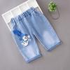 Bebé Verano Estilo Coreano Jeans Niños Pantalones Cortos Delgados 3-4-5-6-7 Años Niños Pantalones Medianos de Verano