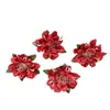 Cabeça de Flor de Crisântemo Simulada Acessórios para Headdress DIY Caseiro Decoração de Festa de Casamento Flor Pequena Camélia Flor de Seda para Casamento
