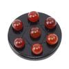 Gema de Cristal Natural Mini Matriz de Siete Estrellas Disco de Siete Estrellas Adornos de Cuentas Redondas Estrella de Siete Hombres Feng Shui Hogar Adornos de Joyería