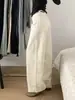Pantalones Blancos Rectos Sueltos Estilo Nuevo 2026 Tallas Grandes para Mujeres Curvilíneas con Piernas Gruesas y Caderas Anchas Jeans de Pierna Ancha
