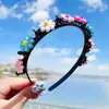 Banda de cabelo infantil Internet Celebrity Girls Hair Band Headband Acessórios de cabelo Headwear Princess Baby Summer Floral Hair Band