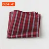 Bolsillo de la Camisa del Traje Bufanda Banquete de Bodas Negocios Poliéster Seda Bufanda Cuadrada Pequeña Pañuelo de Bolsillo Fábrica de Shengzhou Pañuelo Rayado para Hombres