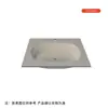 Foshan Vidrio Templado Lavabo Integrado Baño Moderno Simple Borde Delgado Hogar Curvado en Caliente Lavabo de Doble Cubeta