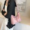 Sweet Bow Big Bag Feminino 2024 Nova Moda Alça Distinta Sacola Grande Capacidade Bolsa Geral