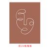 Personagem feminina amazona quarto pendurado pintura linha abstrata cartaz à prova d'água filme minimalista Pintura decorativa da sala de estar