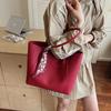 Bolsa de Mano, Moderna para el Trabajo Diario y los Viajes, Gran Capacidad, Elegante, Sencilla, Bolso de Hombro Versátil, Bolso de Mano Retro Casual