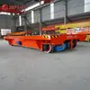 Carro Plano de Bajo Voltaje Alimentado por Riel para Manejo de Materiales de Larga Distancia Entre Talleres, Carro de Transferencia Plano Eléctrico Alimentado por Riel