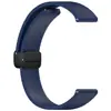 Adecuado para Samsung, Huawei, Garmin, Huami y Patrón de Lichi Hebilla Magnética Plegable Correa de Silicona para Reloj 18/20/22mm Correa de Reloj