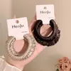 Goma para el pelo de satén, sin costuras, alta elasticidad, no daña el pelo, estilo simple para niñas, suave, liga básica para coleta, nueva