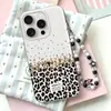 Estampado de leopardo con lámina dorada adecuado para funda de teléfono Huawei Mate80Pro Nova15 de moda Pulsera personalizada Honor 500 P80
