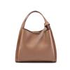 Bolso Cubo Estilo Cesta de Piel de Vaca de Primera Capa para Mujer Modelo Nuevo 2026 Bolso de Mano de Piel Genuina Bolso Cruzado Elegante Bolso de Hombro
