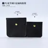 Bolsa de Joyería de PU de Alta Gama Transfronteriza, Bolsa de Joyería de Alta Gama con Broche Metálico, Bolsa de Almacenamiento de Joyería para Anillos, Colgantes y Pendientes