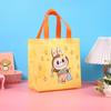 Bolsa de Compras de Dibujos Animados Linda Transfronteriza No Tejida Bolsa de Empaque para Llevar Bolsa Tote de Regalo para el 61 Cumpleaños para Niños y Estudiantes