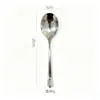 Cuchara Tenedor Acero Inoxidable Cuchara Grande Cuchara para Arroz Cuchara para Sopa Cuchara para Helado Cuchara para Postre Cuchara para Café Cuchara Estilo Coreano Tenedor Público