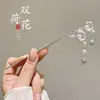 Grampo de Cabelo para Mulheres, Novo Estilo Chinês Estilo Antigo Dinastia Han Grampo de Cabelo com Borla, Grampo de Cabelo de Alta Qualidade na Nuca, Adorno de Cabeça para Saia Facial de Cavalo