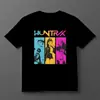 Camiseta com Estampa de Caçador de Demônios Coreano Tendência de Rua Harajuku Manga Curta Masculina e Feminina Verão Solta Casual Y2K Gola Redonda Top