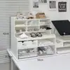 Estante de Almacenamiento con Tablero Perforado para Escritorio, Escritorio de Oficina con Múltiples Compartimentos, Estante Elevado para Almacenamiento, Estación de Trabajo para Estudiante en Casa