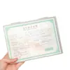 Caixa de Armazenamento de Certidão de Nascimento Capa Protetora Estojo Protetor de Certificado Médico de Bebê Documento Livro de Registro Doméstico Caixa de Identidade Anti-manchas