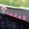 Adornos para coche lindo oso fresa pantalla de control central descompresión muñeco pequeño accesorios para coche 2024 nuevo decoración popular en internet
