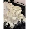 Pijama Largo de Encaje Estilo Francés Lujo Ligero para Mujer, Nuevo Modelo Primavera y Otoño 2025, Conjunto de Pantalón Largo de Satén de Seda de Hielo, Ropa de Casa