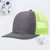 Gorra de malla microplegada Richardson 112 gorra de conductor de camión personalizada protección solar exterior visera sombrero de béisbol de bloque de color transfronterizo