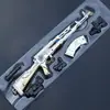 Jesus escape e arma de campo de batalha pacífico M24 AKM M416 98K AWM modelo de arma chaveiro de pele