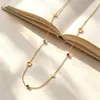 Pulsera Múltiple Hueca de Flor de Cuatro Hojas de la Suerte para Mujer con Chapa de Oro Rosa de 18K Estilo Coreano Simple Accesorios de Acero de Titanio No Se Desvanecen