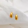 Hf Brincos Personalizados Estilo Simples e Cool Brincos da Moda de Alto Padrão Nicho Brincos de Aço Inoxidável Brincos de Gota de Água Atacado