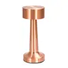 Luminária de mesa decorativa criativa transfronteiriça para bares, quartos e salas de estar, luz noturna recarregável por toque, luminária de mesa em forma de halter para ambiente de acampamento
