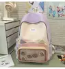 Mochila Doce Estilo College Nova, Estilosa e com Visual Fresco para Alunos do Ensino Fundamental II e Médio, Leve para Viagem, Mochila de Grande Capacidade