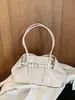 Bolsa de Mão Texturizada em Tecido de Nicho Feminina 2025 Nova Moda Outono Versátil Textura de Alto Padrão Cesta de Legumes Bolsa Transversal