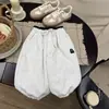Calça casual infantil unissex de outono e inverno, modelagem solta, com design de cachorrinho 3D, calça da moda estilo coreano, roupa de inverno para bebê