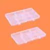 Caja Plástica Transparente de Plástico PP con Múltiples Compartimentos de 11 Rejillas Caja de Almacenamiento para Joyería Juguetes Pendientes Accesorios de Ferretería Herramienta Caja de Almacenamiento de Escritorio