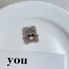 Etiqueta de Tela de Dibujos Animados Bordado por Computadora Marcas Tejidas Patrón de Perro Pudín Kurami Hecho a Mano DIY Adornos para la Cabeza Accesorios para el Cabello Etiqueta Trasera
