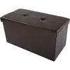 Banqueta Dobrável de Armazenamento Pequena para Sentar Banqueta de Sofá Banqueta Multifuncional de Armazenamento Banqueta para Trocar Sapatos